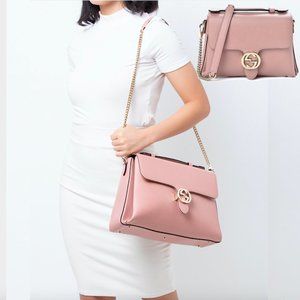 COPY - GUCCI Interlocking GG Handle Shoulder Chain Bag